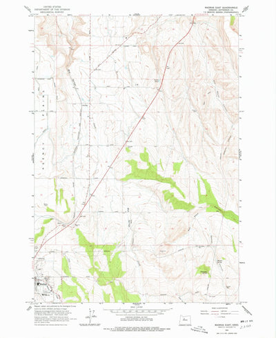 United States Geological Survey Madras East, OR (1963, 24000-Scale) digital map