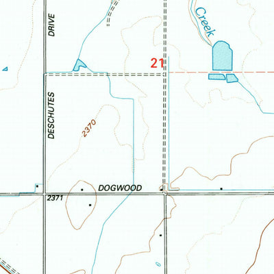 United States Geological Survey Madras West, OR (1992, 24000-Scale) digital map