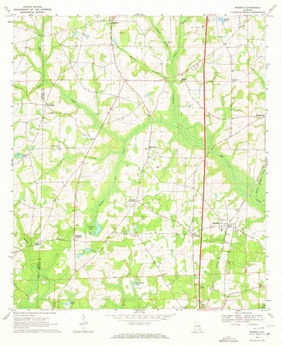 United States Geological Survey Madrid, AL (1969, 24000-Scale) digital map
