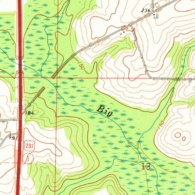 United States Geological Survey Madrid, AL (1969, 24000-Scale) digital map
