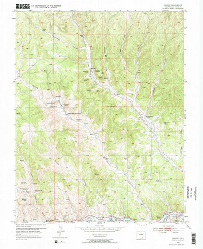 United States Geological Survey Madrid, CO (1951, 24000-Scale) digital map