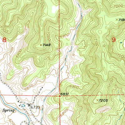 United States Geological Survey Madrid, CO (1951, 24000-Scale) digital map