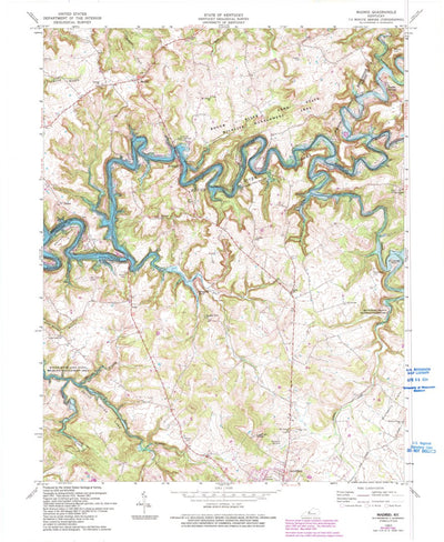 United States Geological Survey Madrid, KY (1963, 24000-Scale) digital map