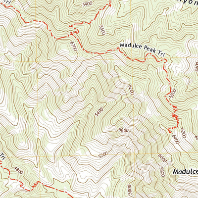 United States Geological Survey Madulce Peak, CA (2021, 24000-Scale) digital map