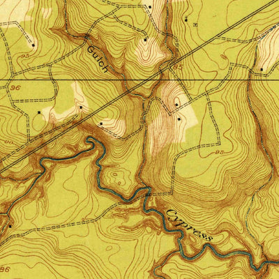 United States Geological Survey Maedan, TX (1919, 31680-Scale) digital map