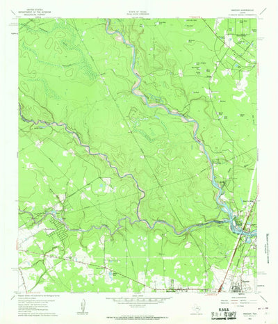 United States Geological Survey Maedan, TX (1961, 24000-Scale) digital map