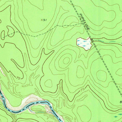 United States Geological Survey Maedan, TX (1961, 24000-Scale) digital map
