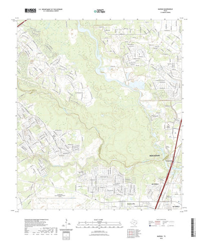United States Geological Survey Maedan, TX (2022, 24000-Scale) digital map