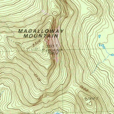 United States Geological Survey Magalloway Mountain, NH (1997, 24000-Scale) digital map