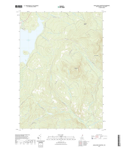 United States Geological Survey Magalloway Mountain, NH (2021, 24000-Scale) digital map