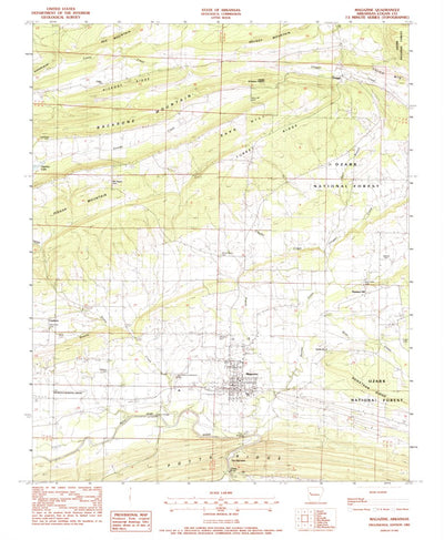 United States Geological Survey Magazine, AR (1983, 24000-Scale) digital map