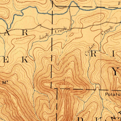 United States Geological Survey Magazine Mountain, AR (1887, 62500-Scale) digital map