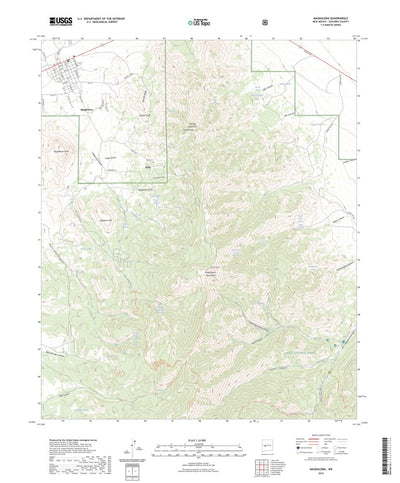 United States Geological Survey Magdalena, NM (2023, 24000-Scale) digital map
