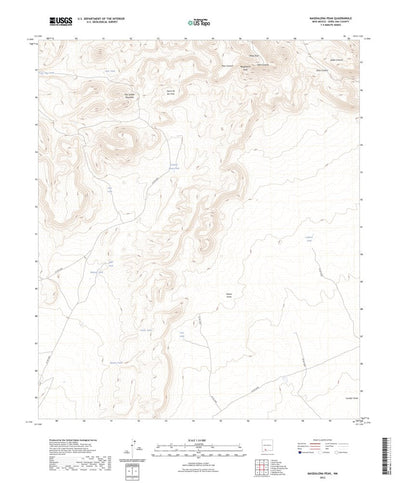United States Geological Survey Magdalena Peak, NM (2023, 24000-Scale) digital map