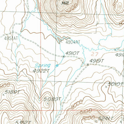 United States Geological Survey Magic Reservoir East, ID (1986, 24000-Scale) digital map
