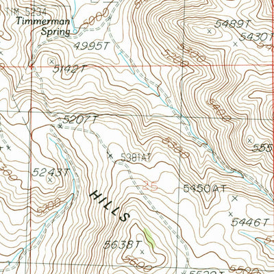 United States Geological Survey Magic Reservoir East, ID (1986, 24000-Scale) digital map