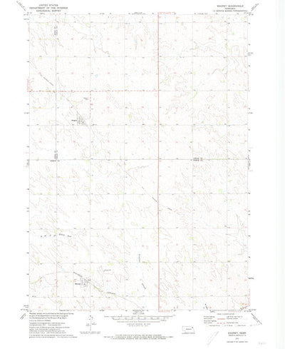 United States Geological Survey Magnet, NE (1971, 24000-Scale) digital map