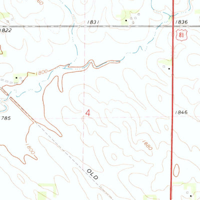 United States Geological Survey Magnet, NE (1971, 24000-Scale) digital map