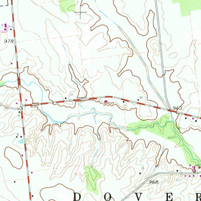 United States Geological Survey Magnetic Springs, OH (1961, 24000-Scale) digital map