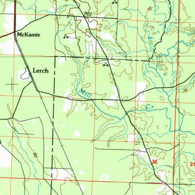 United States Geological Survey Magnolia, AR-LA (1986, 100000-Scale) digital map
