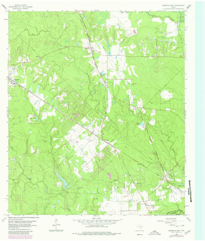 Magnolia East, TX (1962, 24000-Scale) Map by United States Geological ...