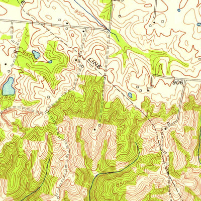 United States Geological Survey Magnolia, KY (1953, 24000-Scale) digital map