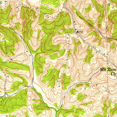 United States Geological Survey Magnolia, KY (1953, 24000-Scale) digital map