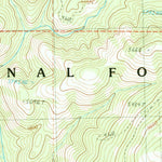 United States Geological Survey Magone Lake, OR (1990, 24000-Scale) digital map