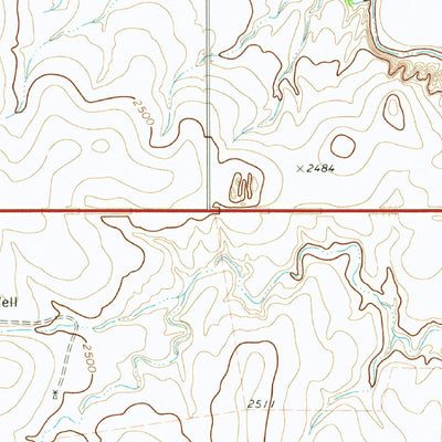United States Geological Survey Magoun, TX-OK (1972, 24000-Scale) digital map