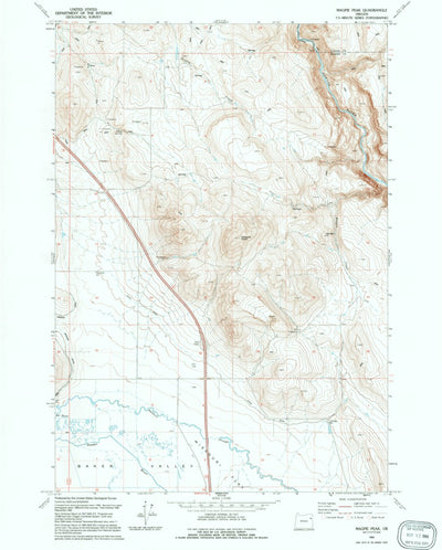 United States Geological Survey Magpie Peak, OR (1994, 24000-Scale) digital map