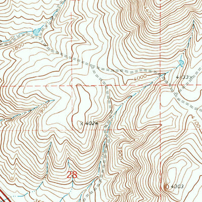 United States Geological Survey Magpie Peak, OR (1994, 24000-Scale) digital map