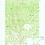 United States Geological Survey Magpie Table, OR (1988, 24000-Scale) digital map