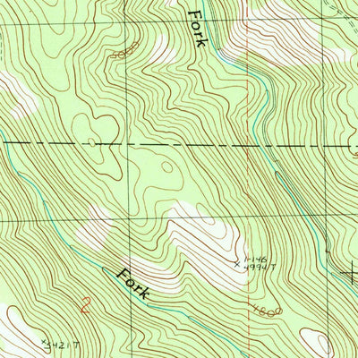 United States Geological Survey Magpie Table, OR (1988, 24000-Scale) digital map
