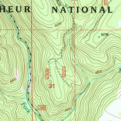 United States Geological Survey Magpie Table, OR (1996, 24000-Scale) digital map