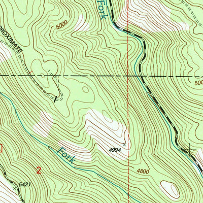 United States Geological Survey Magpie Table, OR (1996, 24000-Scale) digital map