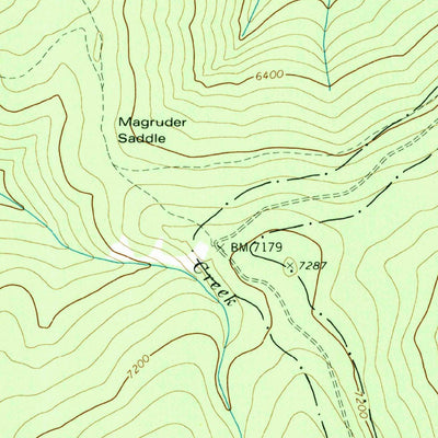 United States Geological Survey Magruder Mountain, ID (1991, 24000-Scale) digital map