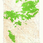 United States Geological Survey Magruder Mountain, NV-CA (1957, 62500-Scale) digital map