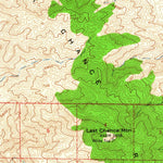 United States Geological Survey Magruder Mountain, NV-CA (1957, 62500-Scale) digital map