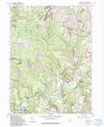 United States Geological Survey Mahaffey, PA (1959, 24000-Scale) digital map