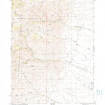 United States Geological Survey Mahala Creek West, NV (1971, 24000-Scale) digital map