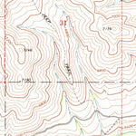 United States Geological Survey Mahala Creek West, NV (1971, 24000-Scale) digital map