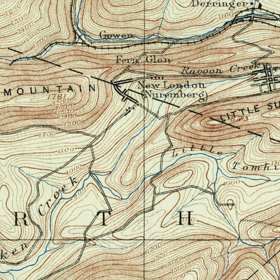 United States Geological Survey Mahanoy, PA (1892, 62500-Scale) digital map