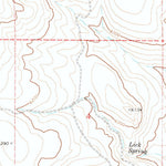 United States Geological Survey Mahogany Butte, OR (1971, 24000-Scale) digital map