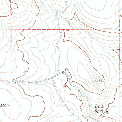 United States Geological Survey Mahogany Butte, OR (1971, 24000-Scale) digital map