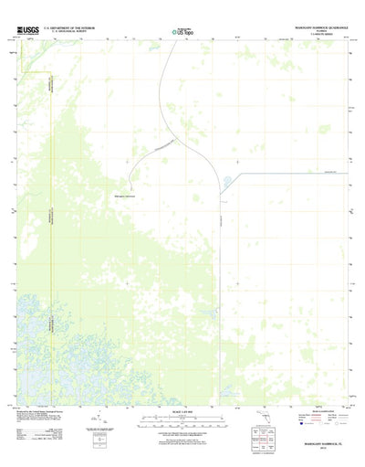 United States Geological Survey Mahogany Hammock, FL (2012, 24000-Scale) digital map