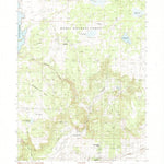 United States Geological Survey Mahogany Ridge, CA (1990, 24000-Scale) digital map