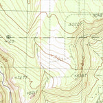 United States Geological Survey Mahogany Ridge, CA (1990, 24000-Scale) digital map