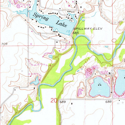 United States Geological Survey Mahomet, IL (1970, 24000-Scale) digital map