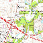 United States Geological Survey Mahomet, IL (1970, 24000-Scale) digital map