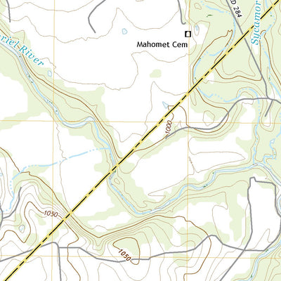 United States Geological Survey Mahomet, TX (2022, 24000-Scale) digital map